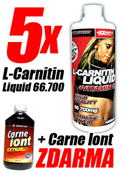 5x L-Carnitin 66700mg + 1x Carne Iont ZDARMA
