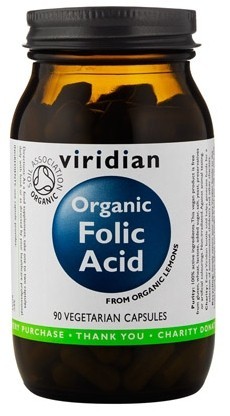 Organic Folic Acid 90 kapsl