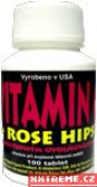 Vitamín - Vitamíny - Minerály C-vitamin 500+Rose Hips (USA) - 100 tablet