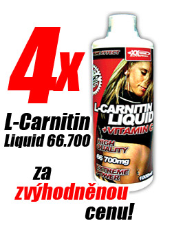 4x L-Carnitin 66700mg  za zvýhodněnou cenu
