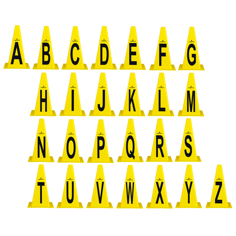 Plastov kuely inSPORTline Alphabet 23 cm 