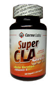 Spalovače tuku Super CLA 80% + Beta Karoten + Vitamin E - 100 tobolek